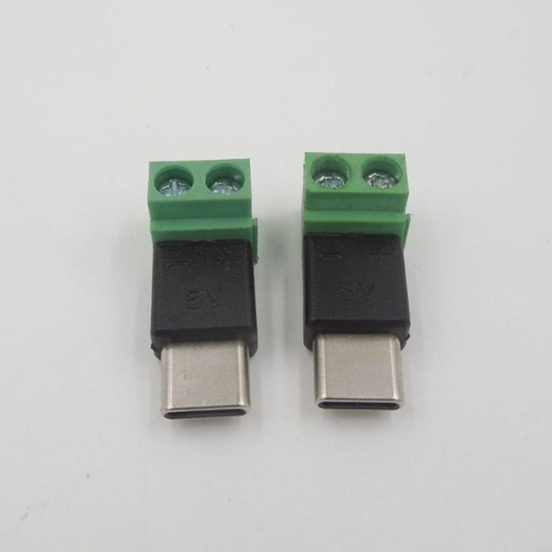 Electronics And Gadgets C - نوع C ذكر إلى 2Pin 5V