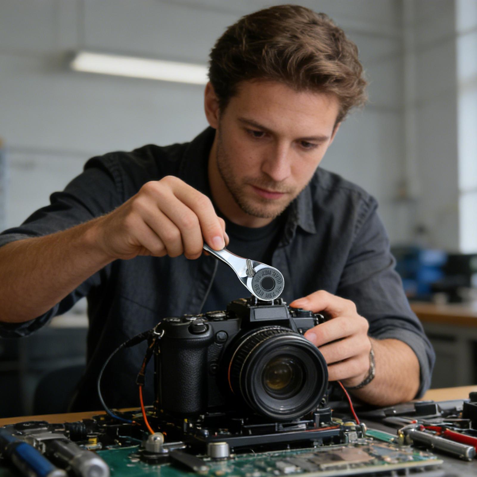 Electronics Gadgets For Home - مفتاح راتشيت صغير محمول لتجميع الأثاث