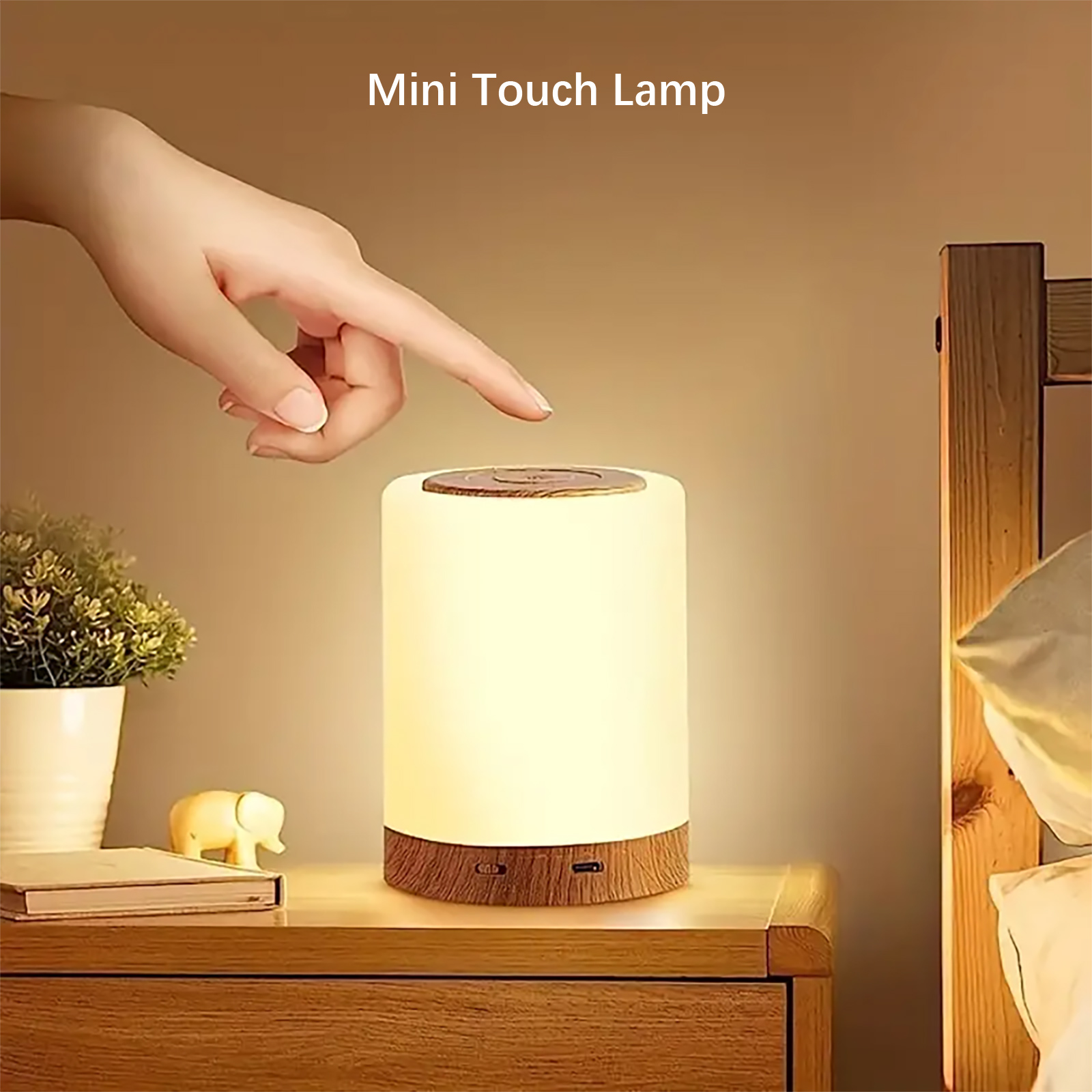 Rgb Desk Lamp Smart - مصباح ليلي ذكي بتقنية LED، مصباح