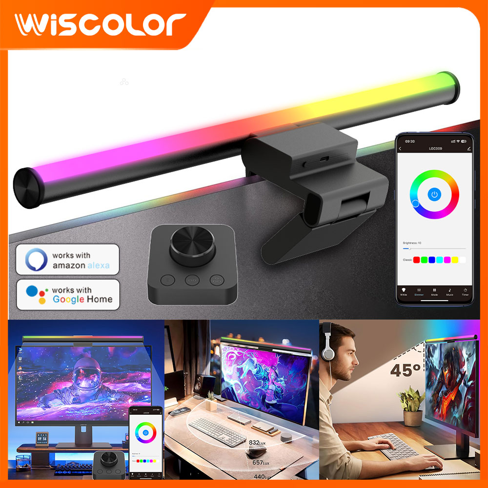 Rgb Desk Lamp Smart - شريط إضاءة ذكي RGB مع واي