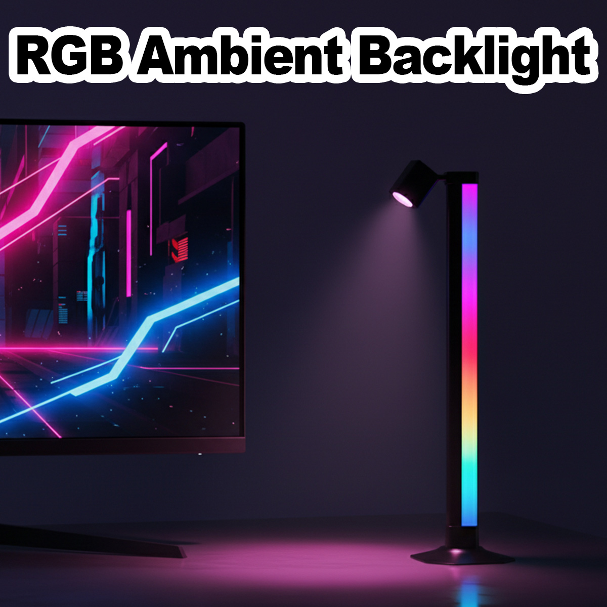 Rgb Desk Lamp Smart - شريط إضاءة ذكي LED RGB متزامن