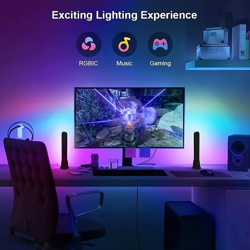 1 قطعة ضوء ديكور سطح المكتب لل - مراجعة Rgb Desk Lamp Smart وسعره