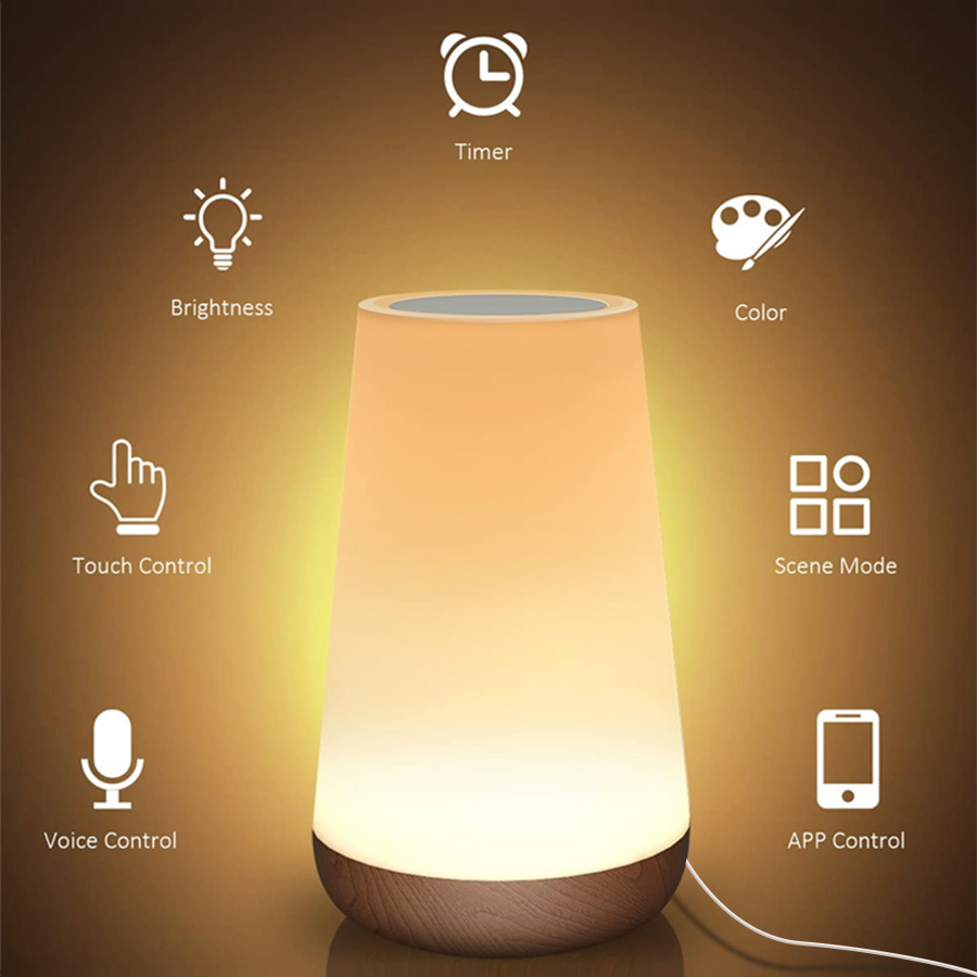 مصباح طاولة ذكي Tuya WiFi ، تط - مراجعة Rgb Desk Lamp Smart وسعره