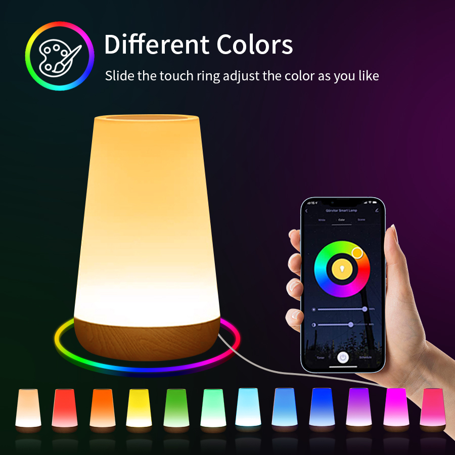 مصباح طاولة ذكي Tuya WiFi ، تط - مراجعة Rgb Desk Lamp Smart وسعره