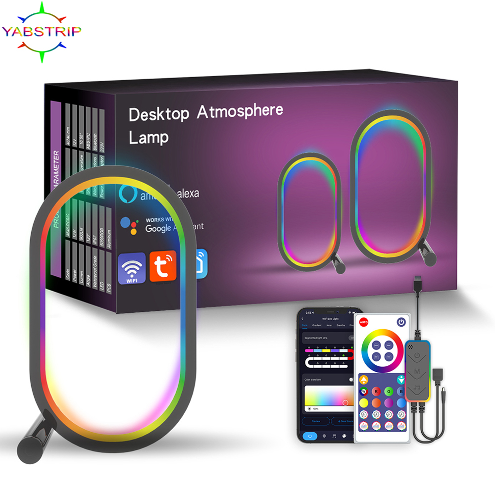 الذكية واي فاي APP الإبداعية م - مراجعة Rgb Desk Lamp Smart وسعره