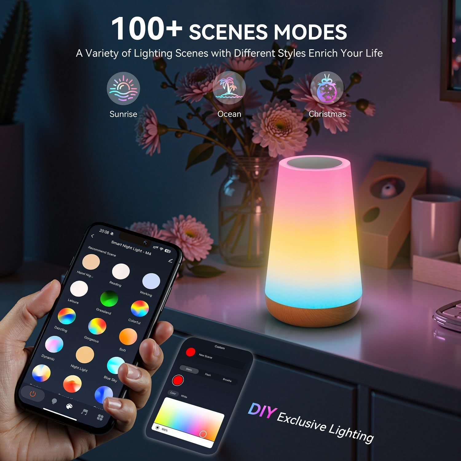 مصباح طاولة ذكي قابل لإعادة ال - مراجعة Rgb Desk Lamp Smart وسعره