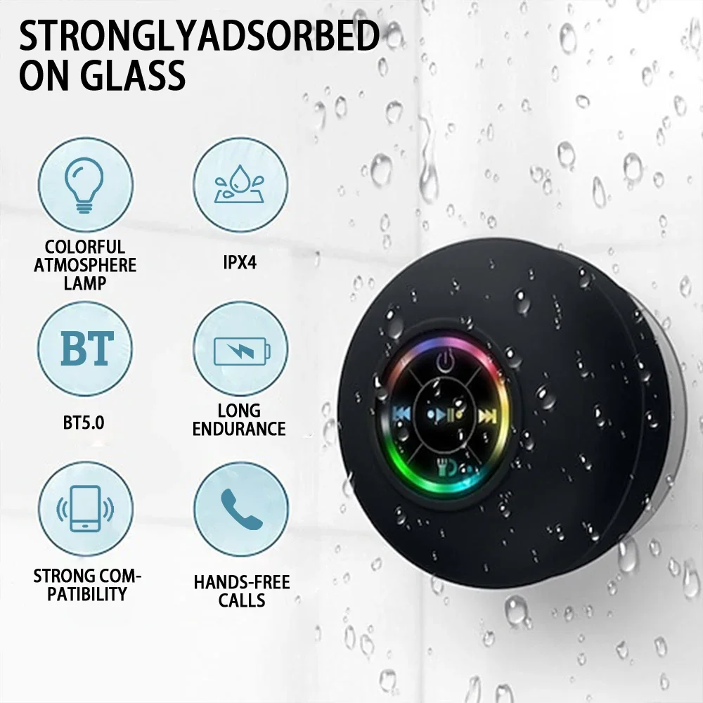 سمّاعات بلوتوث صغيرة دش مضخم ص - مراجعة Bluetooth Speaker Waterproof وسعره