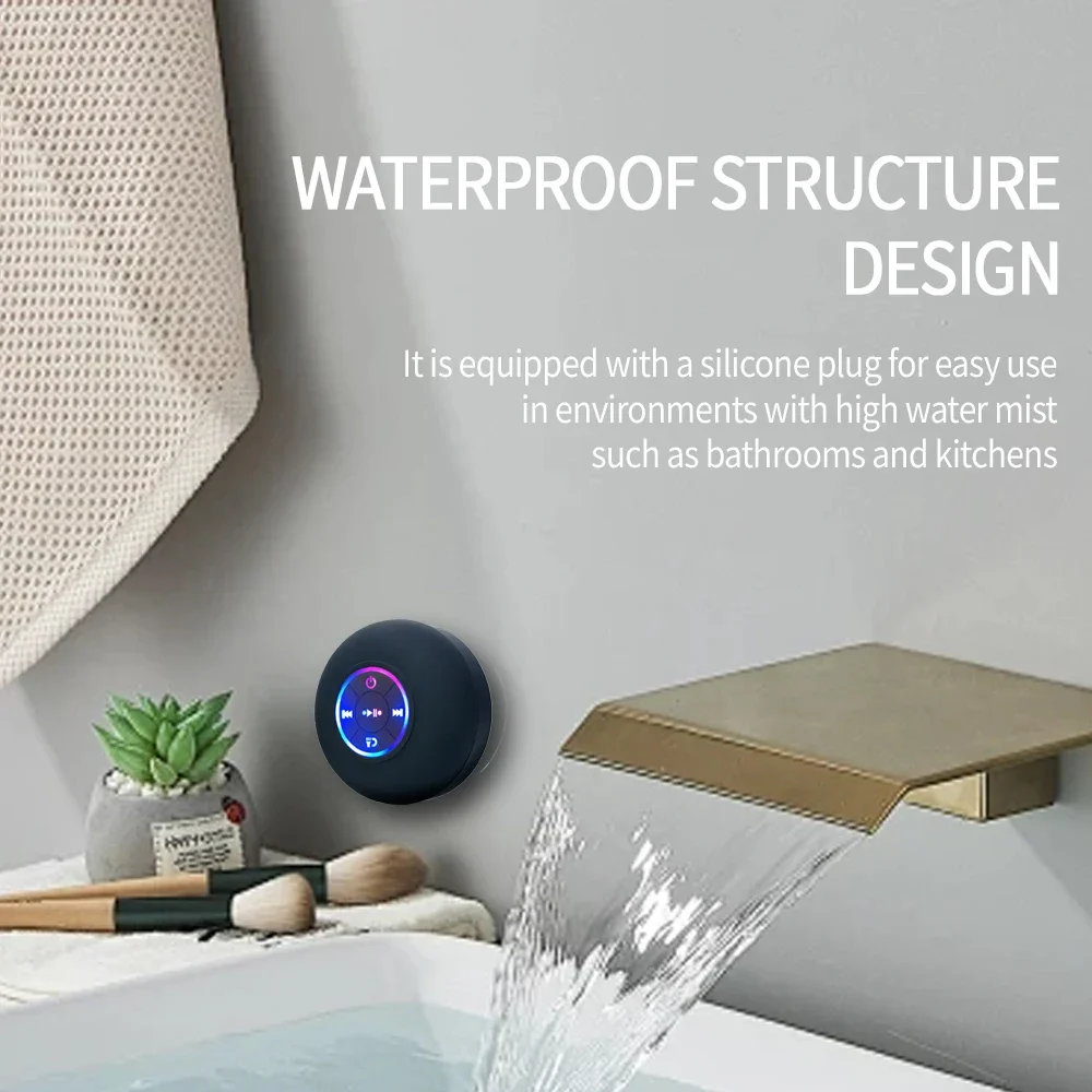 سمّاعات بلوتوث صغيرة دش مضخم ص - مراجعة Bluetooth Speaker Waterproof وسعره