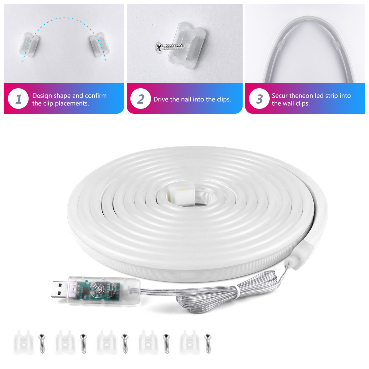 الذكية بلوتوث الملونة RGB LED  - مراجعة Rgb Desk Lamp Smart وسعره