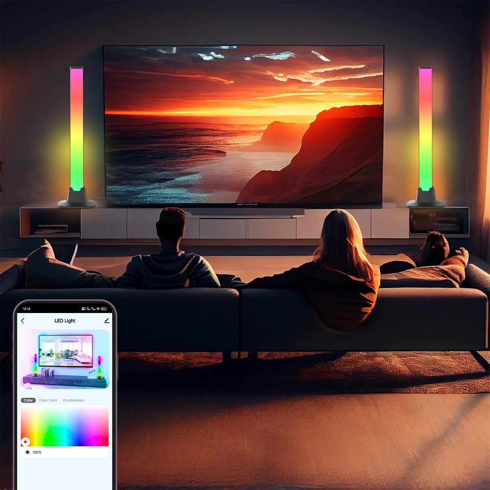 شريط إضاءة LED RGB مع إعداد بل - مراجعة Rgb Desk Lamp Smart وسعره