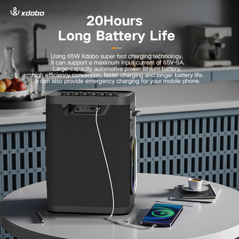 مكبر صوت Xdobo Party 1981 II ب - مراجعة Bluetooth Speaker Waterproof وسعره
