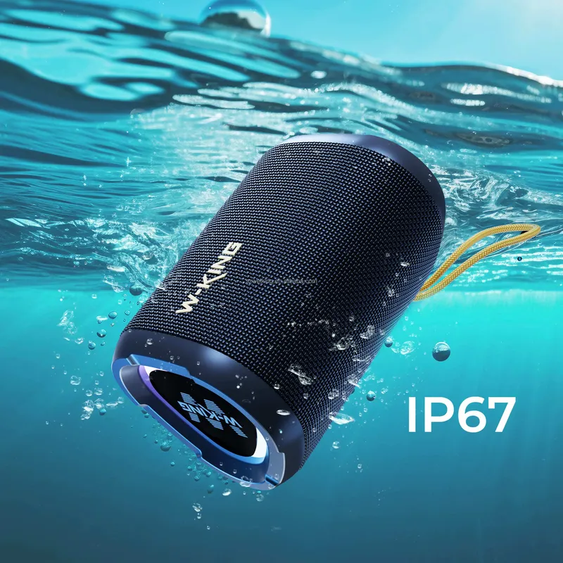 مكبر صوت بلوتوث لاسلكي W-KING  - مراجعة Bluetooth Speaker Waterproof وسعره