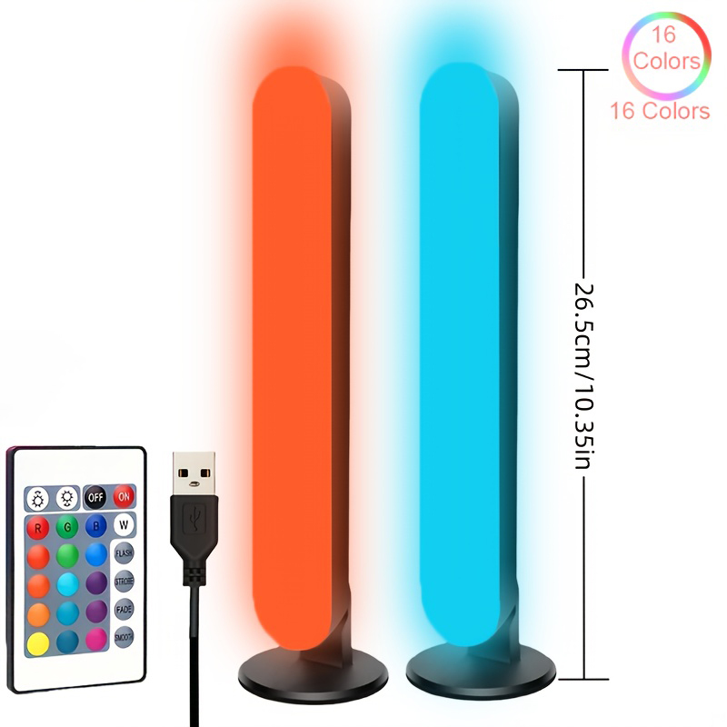 1/2 قطعة LED سطح المكتب الذكية - مراجعة Rgb Desk Lamp Smart وسعره