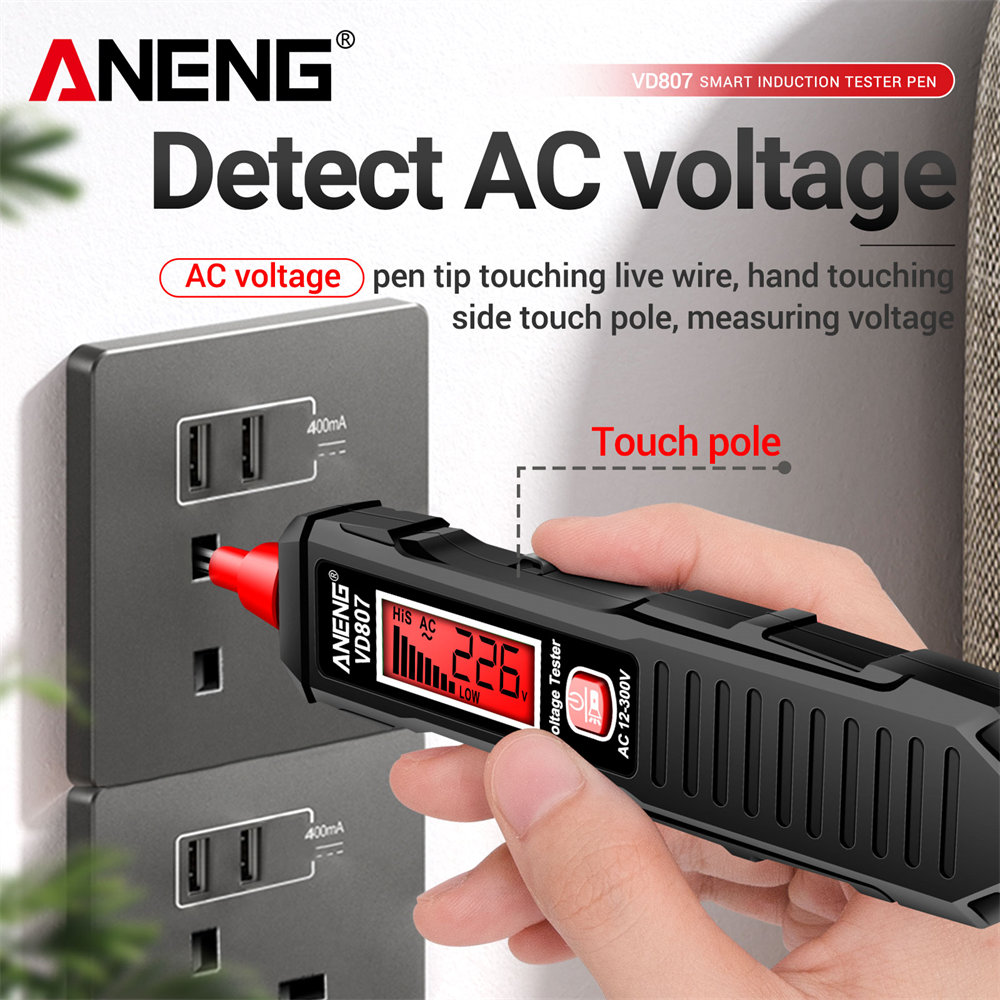 ANENG VD807 جهاز اختبار التعري - مراجعة Electronics Quiz وسعره