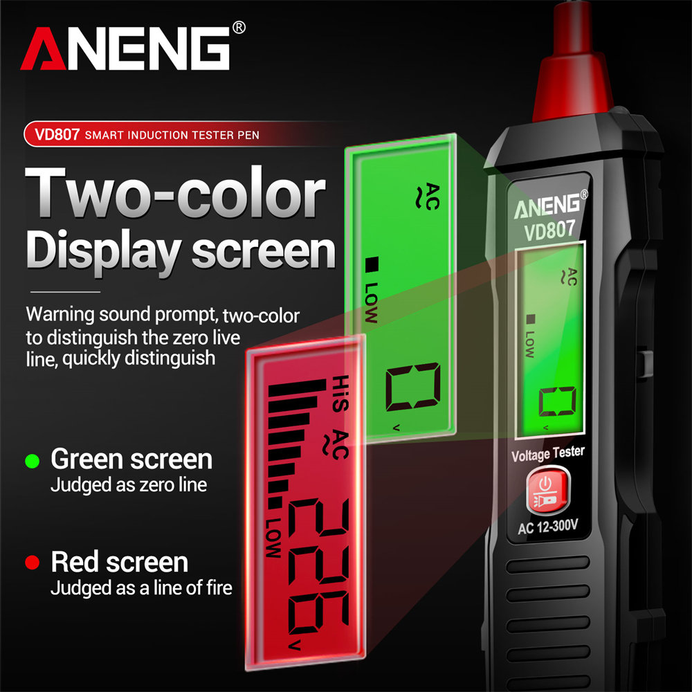 ANENG VD807 جهاز اختبار التعري - مراجعة Electronics Quiz وسعره