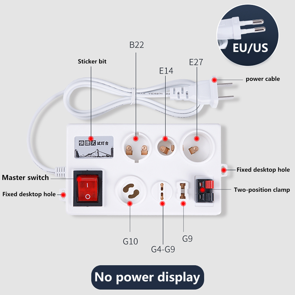 Led تستر ل E27 B22 E14 ضوء لمب - مراجعة Electronics Quiz وسعره