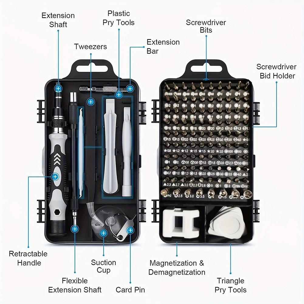 مجموعة مفكات دقيقة 115 في 1، أ - مراجعة Electronics Repair Gadgets وسعره