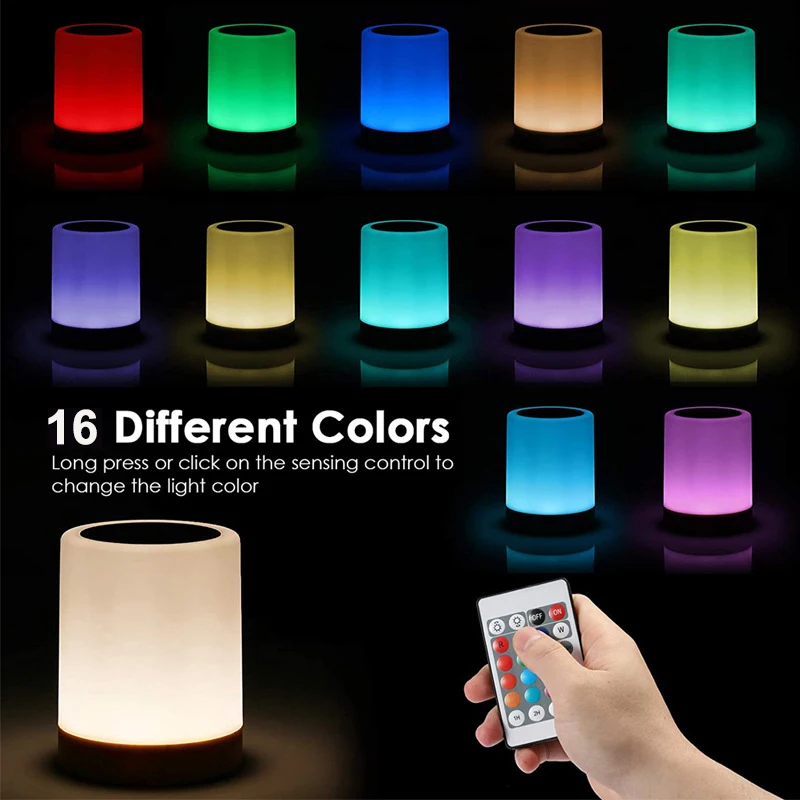 مصباح ليلي ذكي يعمل باللمس بـ  - مراجعة Rgb Desk Lamp Smart وسعره